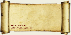 Isidora Rubežanović vizit kartica